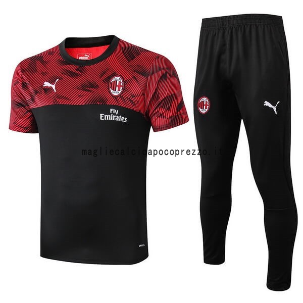 Formazione Set Completo AC Milan 2019 2020 Nero Rosso Bianco