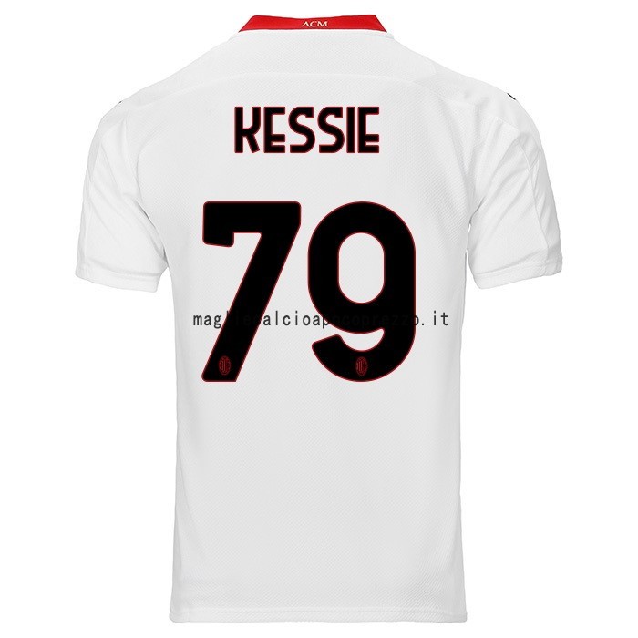 NO.79 Kessie Seconda Maglia AC Milan 2020 2021 Bianco