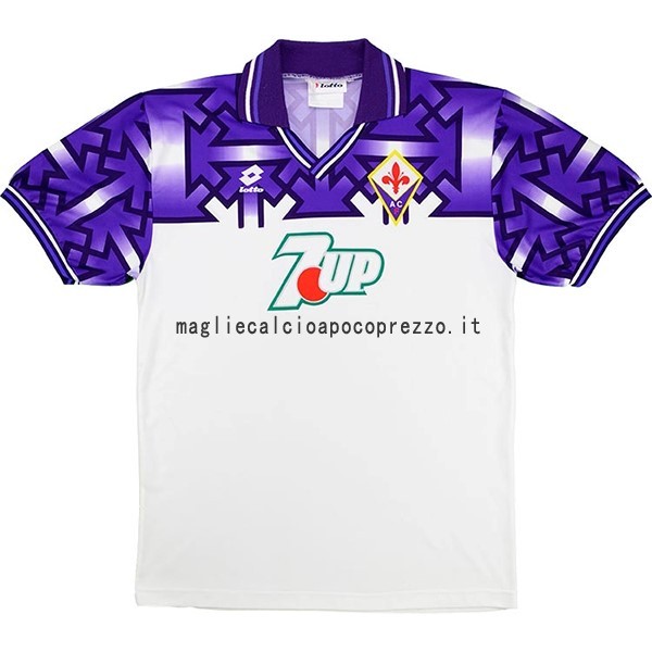 Seconda Maglia Fiorentina Rétro 1992 1993 Bianco