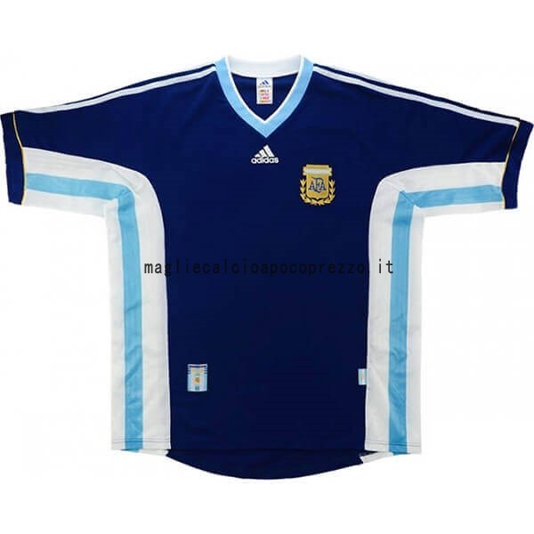 Seconda Maglia Argentina Stile rétro 1998 Blu