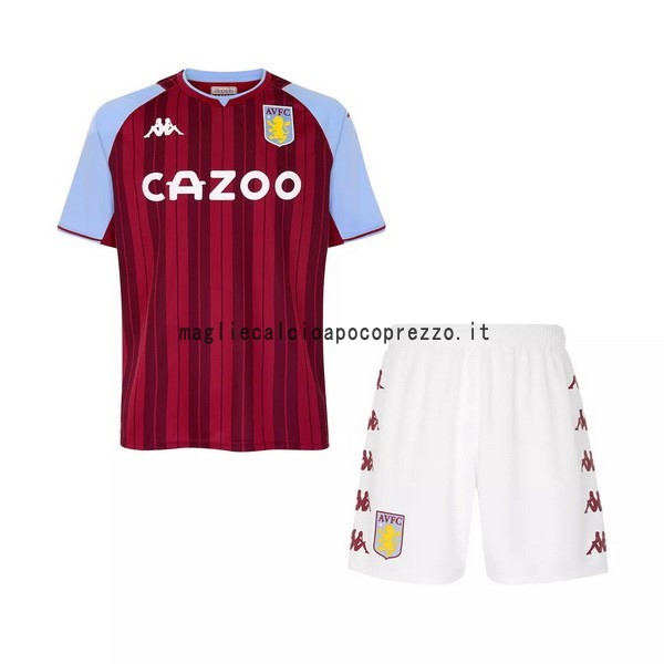 Prima Set Completo Bambino Aston Villa 2021 2022 Rosso