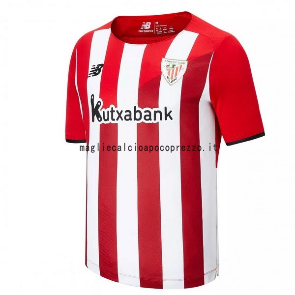 Prima Maglia Athletic Bilbao 2021 2022 Rosso Bianco