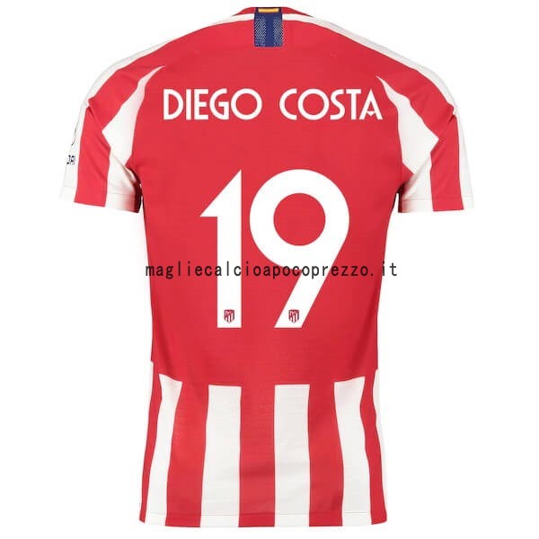 NO.19 Diego Prima Costa Maglia Atlético Madrid 2019 2020 Rosso