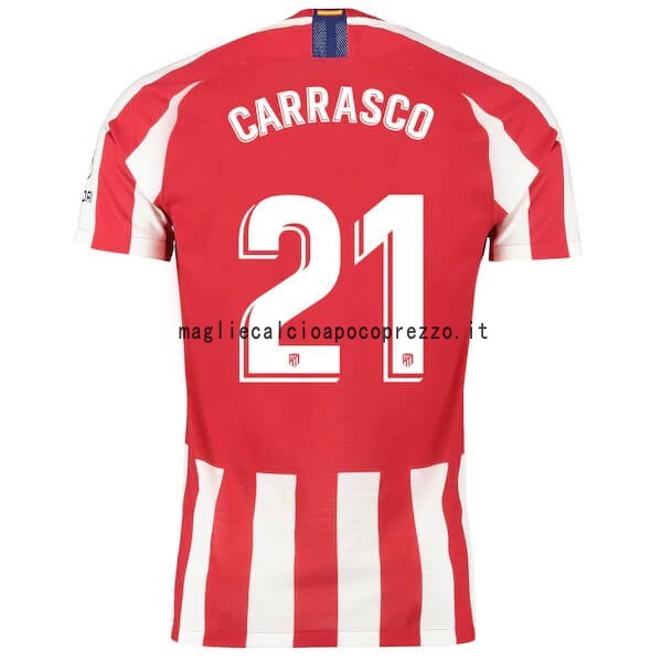 NO.21 Carrasco Prima Maglia Atlético Madrid 2019 2020 Rosso