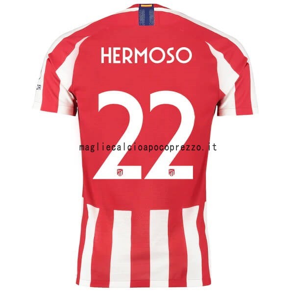 NO.22 Hermoso Prima Maglia Atlético Madrid 2019 2020 Rosso
