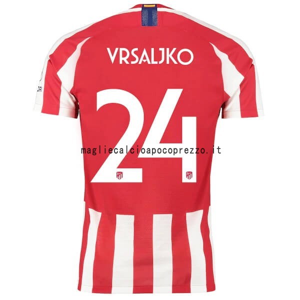 NO.24 Vrsaljko Prima Maglia Atlético Madrid 2019 2020 Rosso