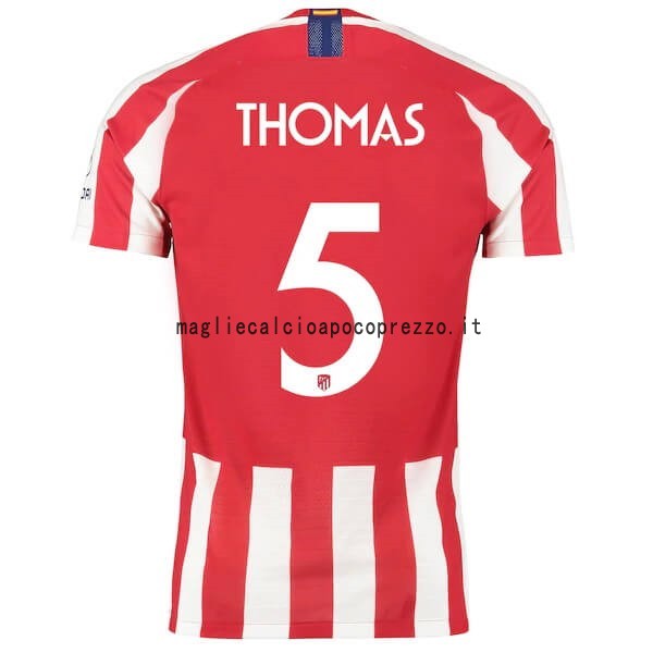 NO.5 Thomas Prima Maglia Atlético Madrid 2019 2020 Rosso