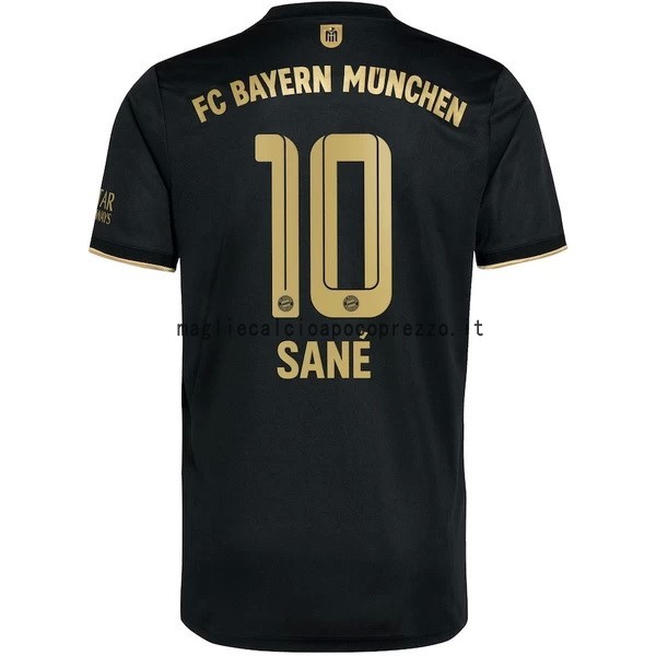NO.10 Sané Seconda Maglia Bayern München 2021 2022 Nero