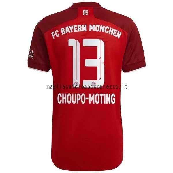 NO.13 Choupo Moting Prima Maglia Bayern München 2021 2022 Rosso