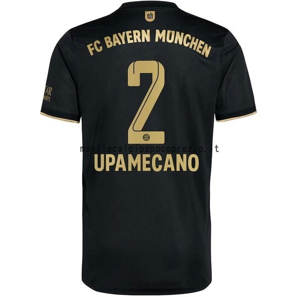 NO.2 Upamecano Seconda Maglia Bayern München 2021 2022 Nero