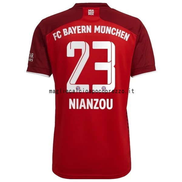 NO.23 Nianzou Prima Maglia Bayern München 2021 2022 Rosso