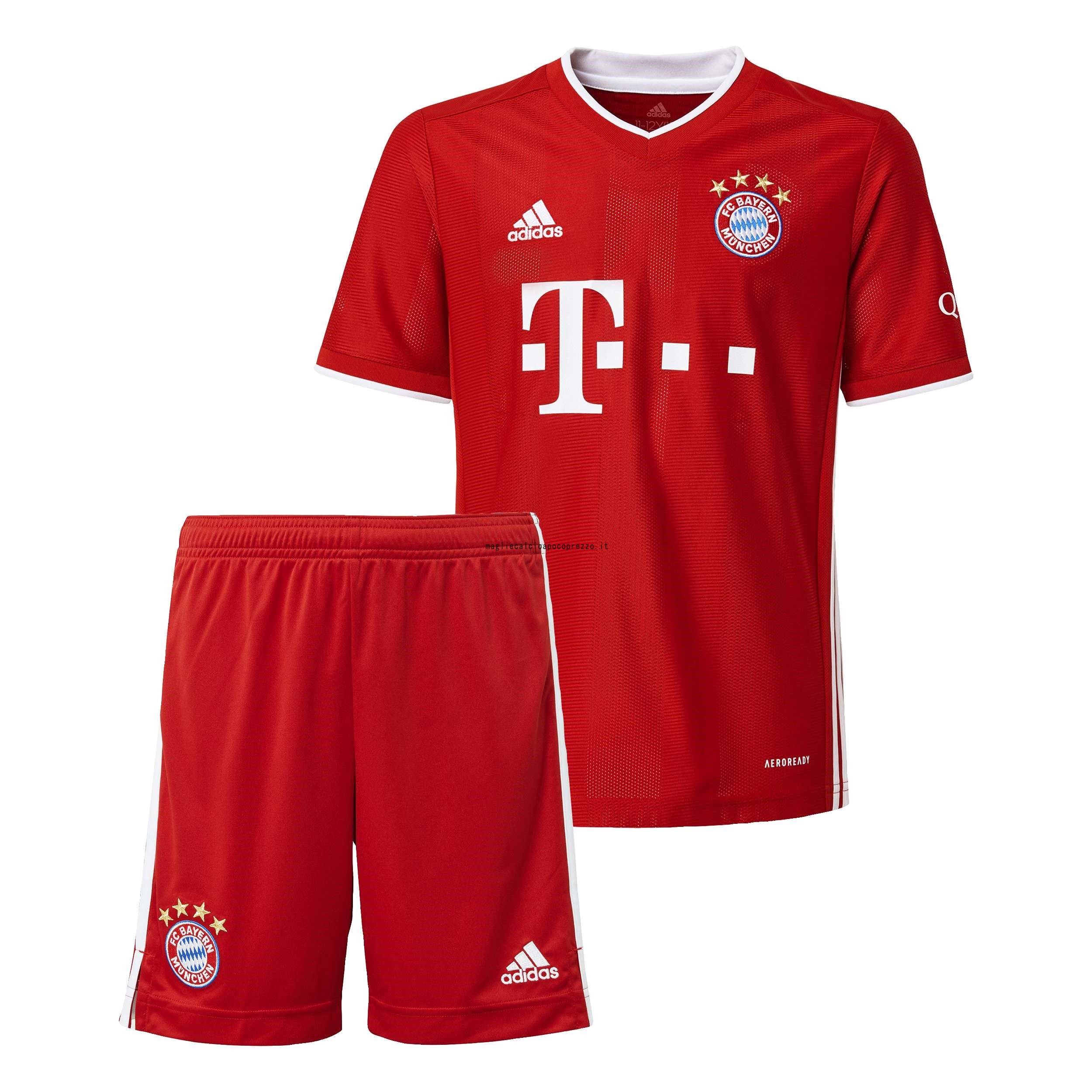 Prima Conjunto De Bambino Bayern München 2020 2021 Rosso