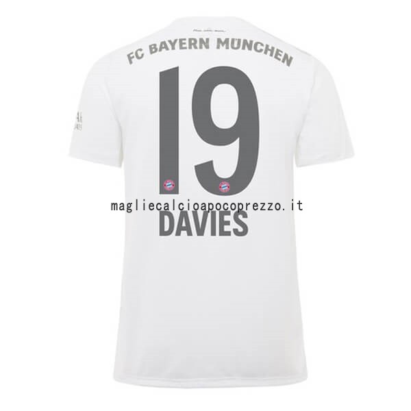 NO.19 Davies Seconda Maglia Bayern München 2019 2020 Bianco