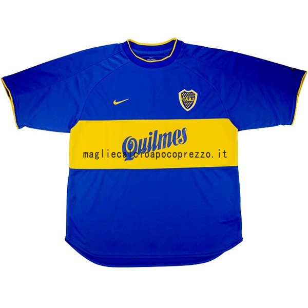 Prima Maglia Boca Juniors Retro 2000 2001 Blu