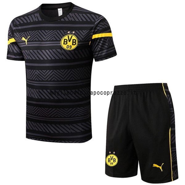 Formazione Set Completo Borussia Dortmund 2022 2023 Grigio I Giallo