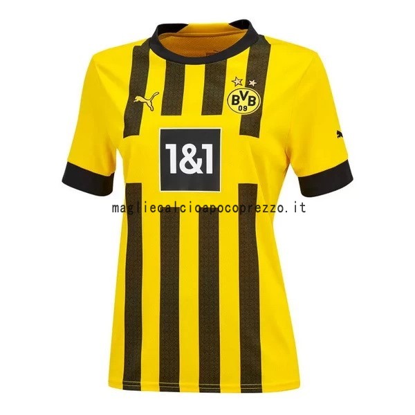 Prima Maglia Donna Borussia Dortmund 2022 2023 Giallo