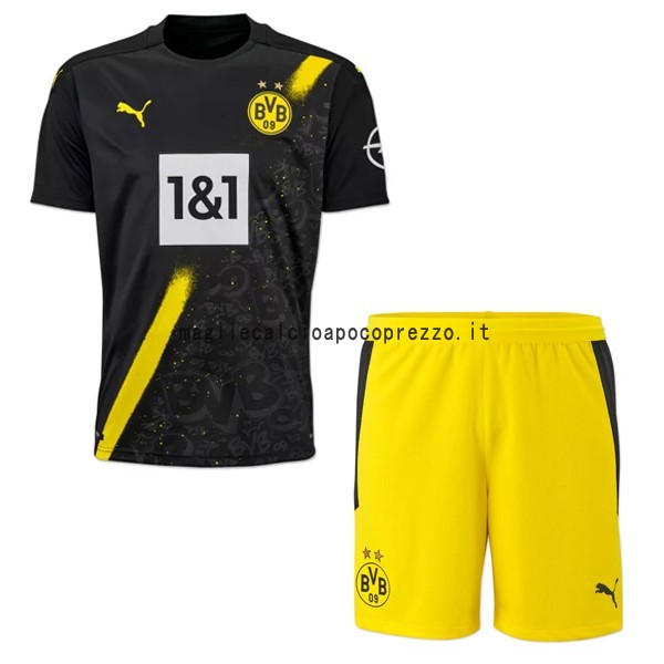 Seconda Conjunto De Bambino Borussia Dortmund 2020 2021 Nero