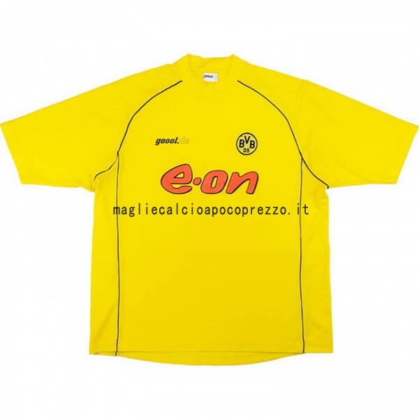 Prima Maglia Borussia Dortmund Stile rétro 2002 Giallo