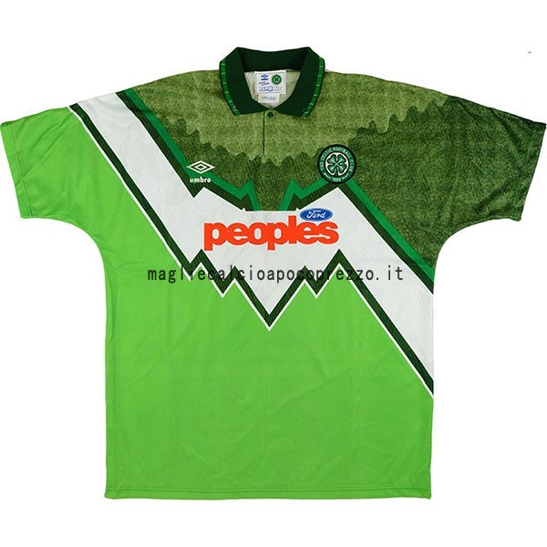 Prima Maglia Celtic Retro 1991 1992 Verde