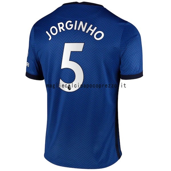 NO.5 Jorginho Prima Maglia Chelsea 2020 2021 Blu