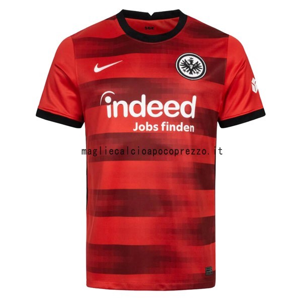 Seconda Maglia Eintracht Frankfurt 2021 2022 Rosso