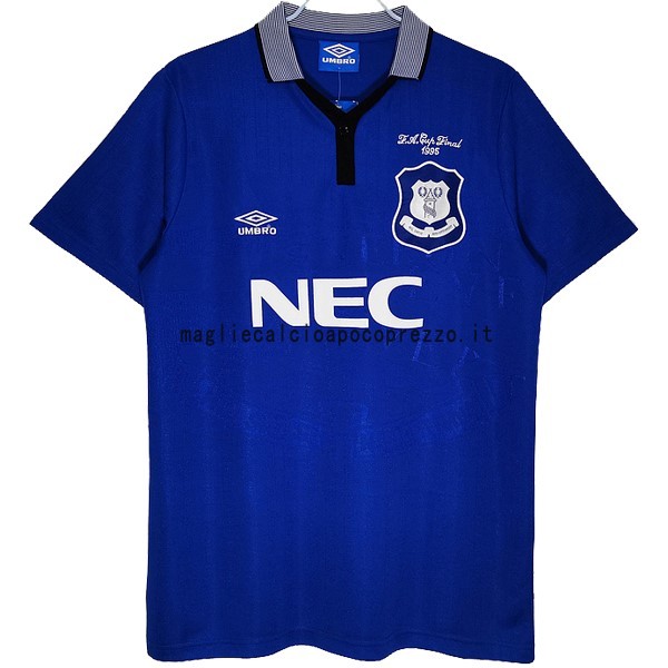 Prima Maglia Everton Retro 1995 Blu