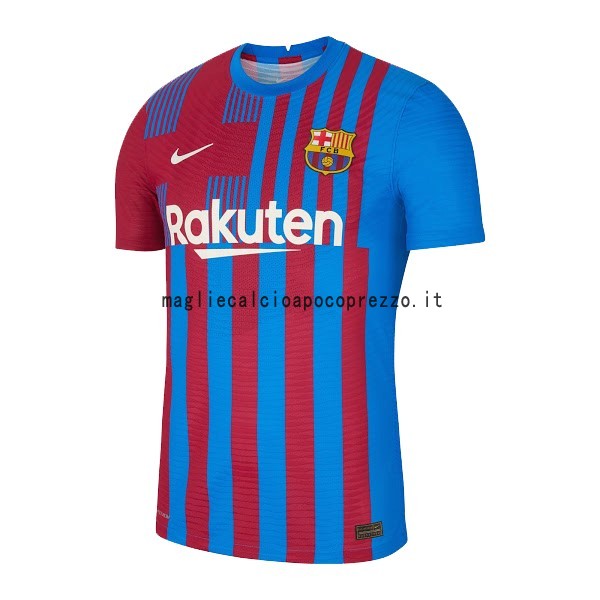 Prima Maglia Barcelona 2021 2022 Blu Rosso
