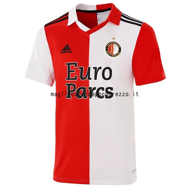 Prima Maglia Feyenoord Rotterdam 2022 2023 Rosso