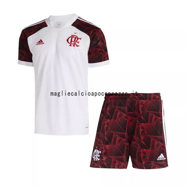 Seconda Conjunto De Bambino Flamengo 2021 2022 Bianco