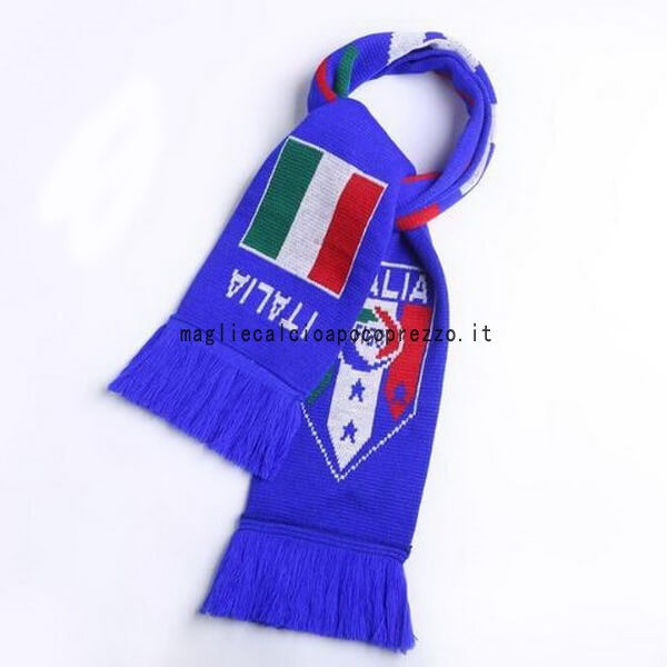 Sciarpa Calcio Italia Tejidas Blu