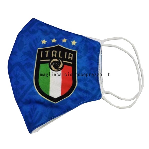 Maschera Calcio Italia asciugamano Blu