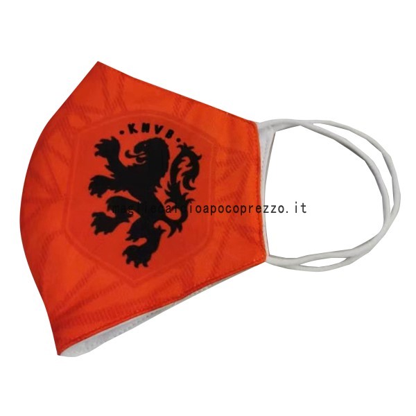 Maschera Calcio Paesi Bassi asciugamano Arancione