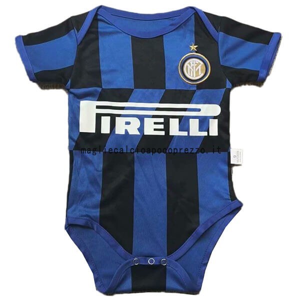 Prima Onesies Bambino Inter Milán 2019 2020 Blu Nero