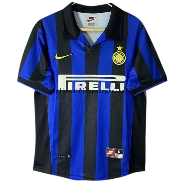 Prima Maglia Inter Milán Retro 1998 1999 Blu