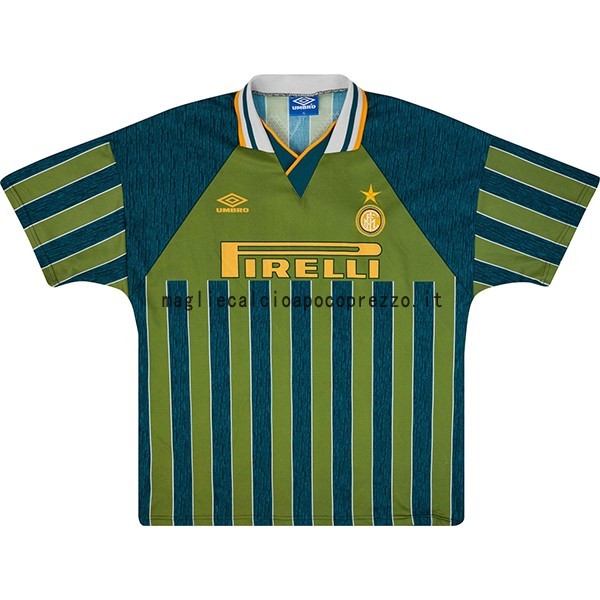 Terza Maglia Inter Milán Retro 1995 1996 Verde