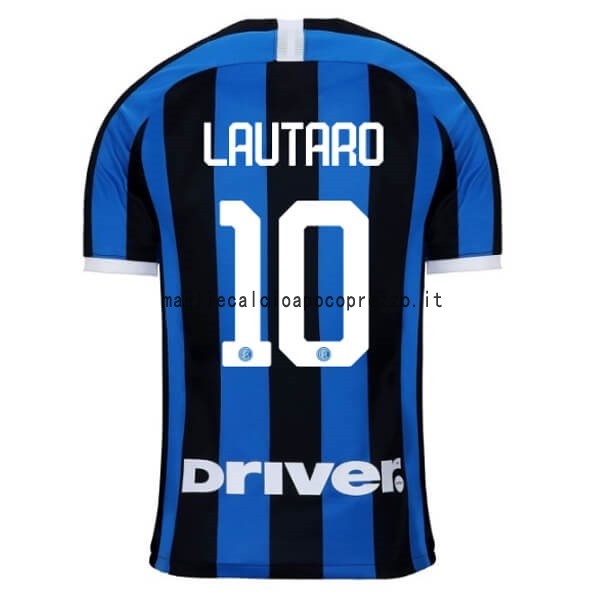 NO.10 Lautaro Prima Maglia Inter Milán 2019 2020 Blu