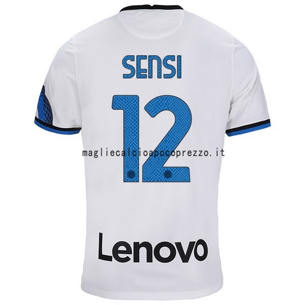 NO.12 Sensi Seconda Maglia Inter Milán 2021 2022 Bianco