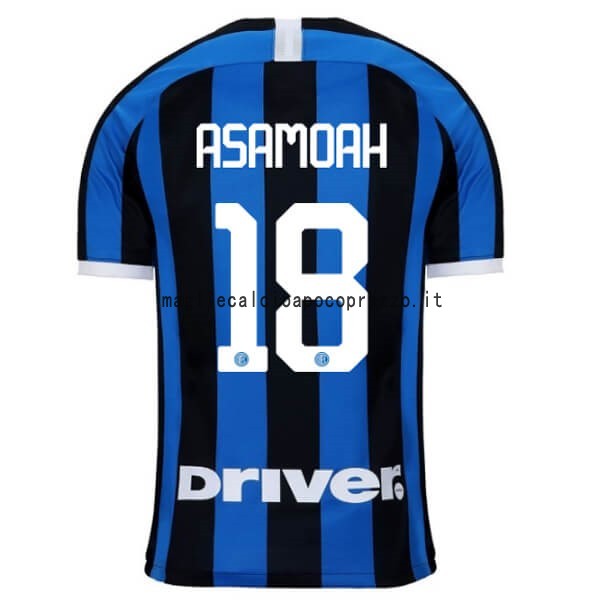 NO.18 Asamoah Prima Maglia Inter Milán 2019 2020 Blu