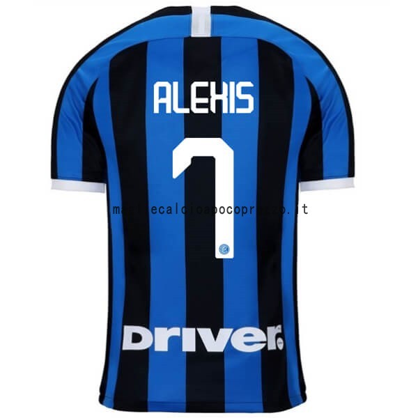 NO.7 Alexis Prima Maglia Inter Milán 2019 2020 Blu