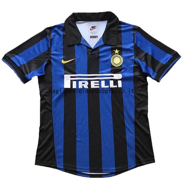 Prima Maglia Inter Milán Stile rétro 1998 1999 Blu