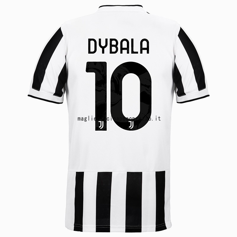 NO.10 Dybala Prima Maglia Juventus 2021 2022 Bianco Nero