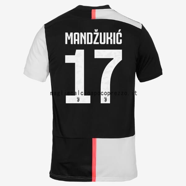 NO.17 Mandzukic Prima Maglia Juventus 2019 2020 Bianco Nero