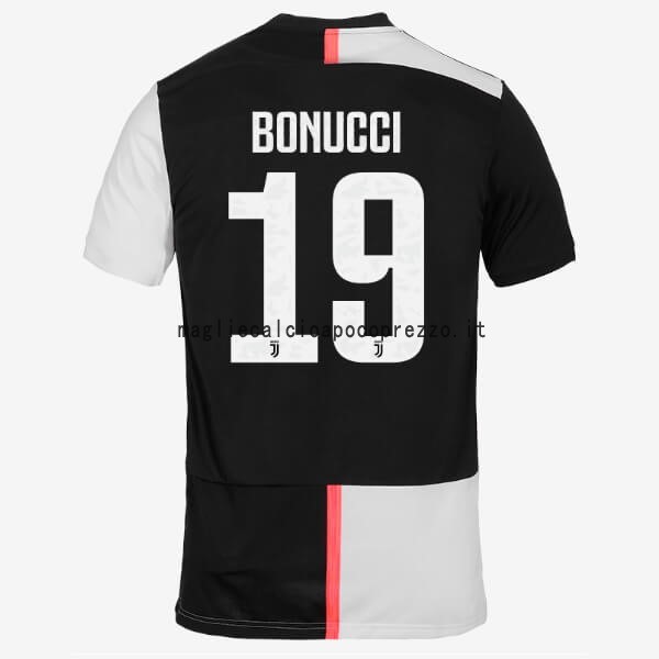 NO.19 Bonucci Prima Maglia Juventus 2019 2020 Bianco Nero
