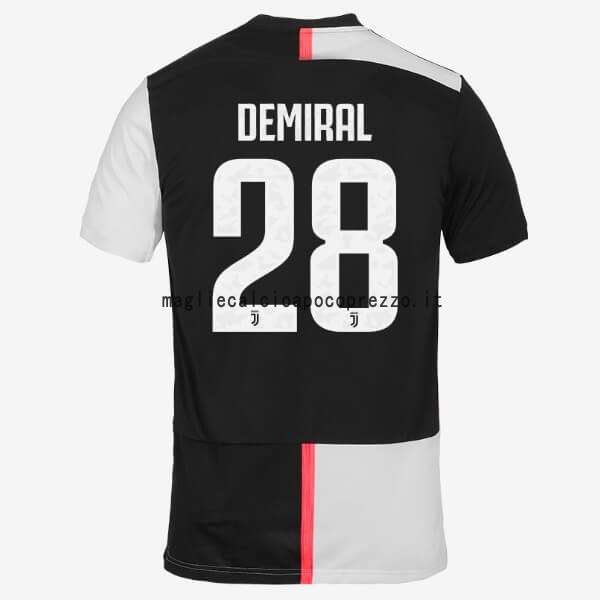 NO.28 Demiral Prima Maglia Juventus 2019 2020 Bianco Nero