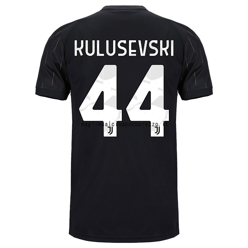 NO.44 Kulusevski Seconda Maglia Juventus 2021 2022 Nero