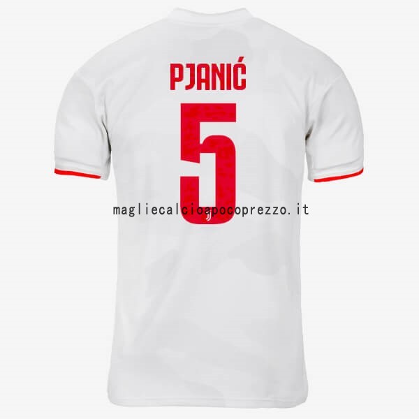NO.5 Pjanic Seconda Maglia Juventus 2019 2020 Grigio Bianco