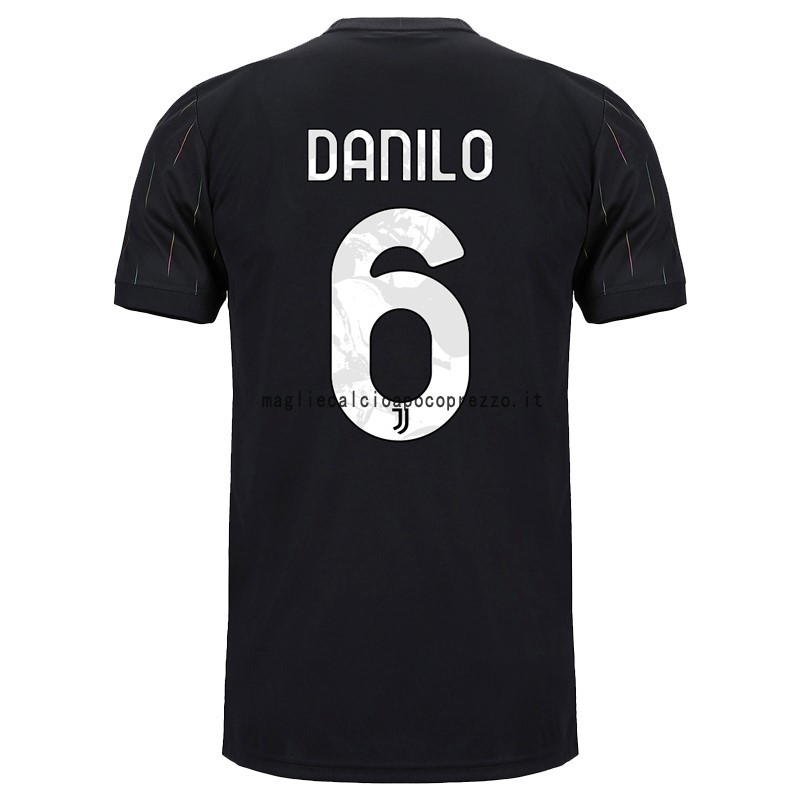 NO.6 Danilo Seconda Maglia Juventus 2021 2022 Nero