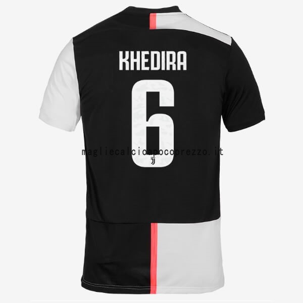 NO.6 Khedira Prima Maglia Juventus 2019 2020 Bianco Nero