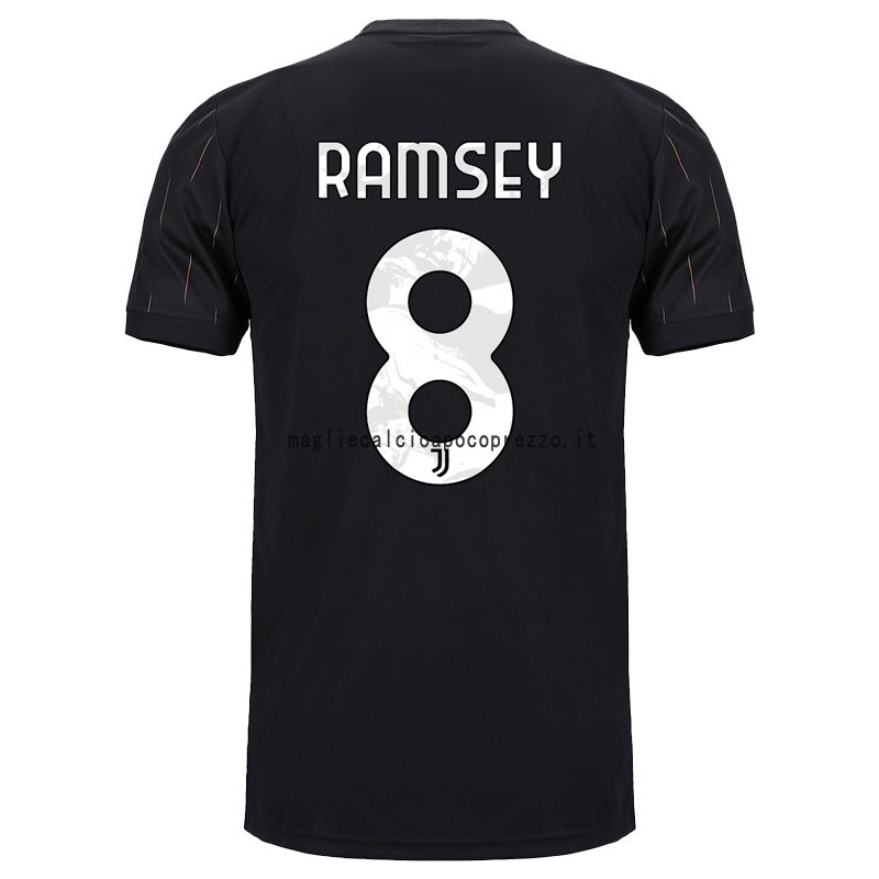 NO.8 Ramsey Seconda Maglia Juventus 2021 2022 Nero