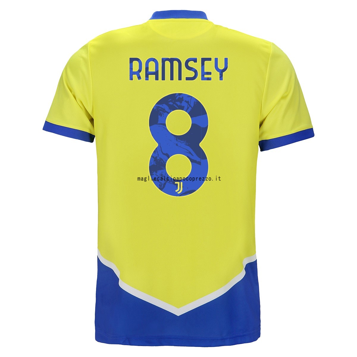 NO.8 Ramsey Terza Maglia Juventus 2021 2022 Giallo